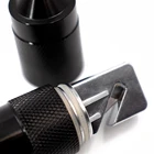 Torch Glass Flashlight Cool LED Torch With Knife Cutter To Cut Seat Belt Break Glass Portable 9 Led Flashlight Cone