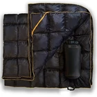 Lightweight portable outdoor down filled camping pocket travel blanket