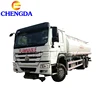 Sinotruk Howo 20000 Liters 6000 Gallon Diesel Oil Transporter Capacity Fuel Tank Tanker Truck For Sale