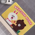 Hot selling 3D printed pvc carpet door mat custom noodle mat floor mat for Children