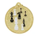 Promotion medallion award good quality metal sports 3d chess custom medals with ribbon