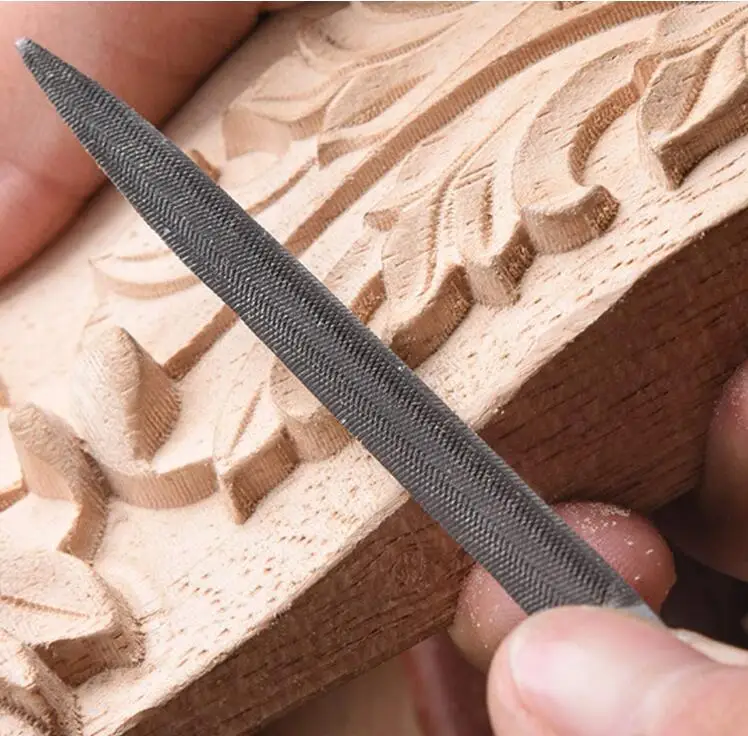 Metal File Set Glass Stone Jewelers Diamond Wood Carving Craft Shapes Metal Needles Files Sewing Tool