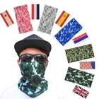 custom tube skull polyest cotton silk cycling bandana print