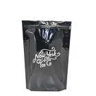 Doypack Reusable Ziplock Aluminum Foil Custom Printed Stand Up Pouch Zipper Coffee Bag with valve