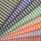 Hot Sale Color Striped Printed Polyester Fabric Dress Shirt Fabric