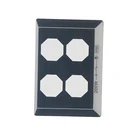 square black tempered float glass(for cooker hood, electric fireplace or other home appliance)