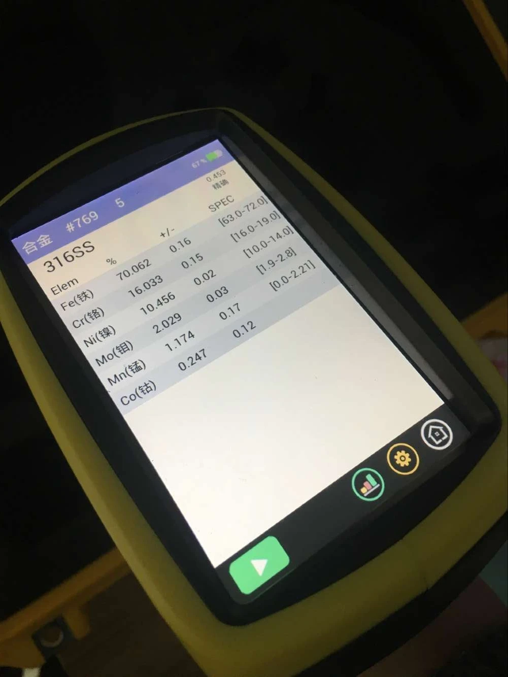 Turéx 800 Portabl machine à tester les déchets de cuivre pour analyseur d'alliage XRF