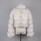 Women Fur Coat Furfur QIUCHEN- QC19096 New Arrival High Quality Women Winter Real Fox Fur Coat Fur Jacket
