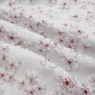 SBS06NA-9 3D effect Latest design women dresses floral crinkle polyester brocade jacquard fabric