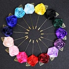 High Quality Wedding Magnetic Bouquet Animal Dachshund Flower Brooch Lapel Pin