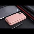 Multifunctional PU Leather Cell Phone Cover Pouch Flip Leather Phone Wallet Case For iPhone XR