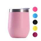 Oz 12 Oz Stainless Steel Wine Tumbler Cups Wholesale Insulated Custom 12oz Wine Tumbler With Lid