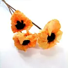 Sumflora China supplies dried flower red cotton rose for party decor