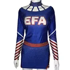 Plus Size Sublimated Cheerleading Uniforms Costume For Adult