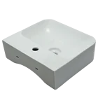 Small wash basin wall hung sink mount basin wall design