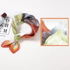 2020 hot multifunctional silk scarf hot sale silk scarves customizable hair band for woman