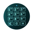 Custom membrane switch panel with raised push button