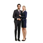 Elegant formal stripe men suit slim fit tuxedo suits sets for Banquet party