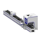 Round square and irregular shaped metal tube fiber laser cutting machine