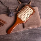 professional hairdressing airbag air cushion massage wooden comb anti static health care air cushion hair comb