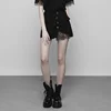/product-detail/opq-356-punk-rave-black-casual-skirt-handsome-a-line-lace-denim-skirt-women-62236349286.html