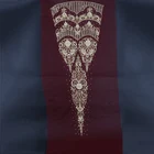 Bead Embroidery Flower Pattern Lace Trim Bridal