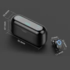 Bluetooth Headphone F9 TWS Wireless Bluetooth Earbuds Stereo Earphone Cordless Sports Bluetooth in-Ear Earphones