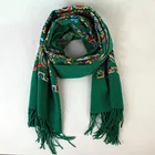 Tibet popular handmade cashmere khaki scarf and shawl is warm and a fashionable tourism good