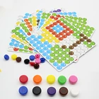 hot sell Puzzle Mosaic Toy Children Plastic Intellectual Educational Mushroom Nail Kit Toys form kid