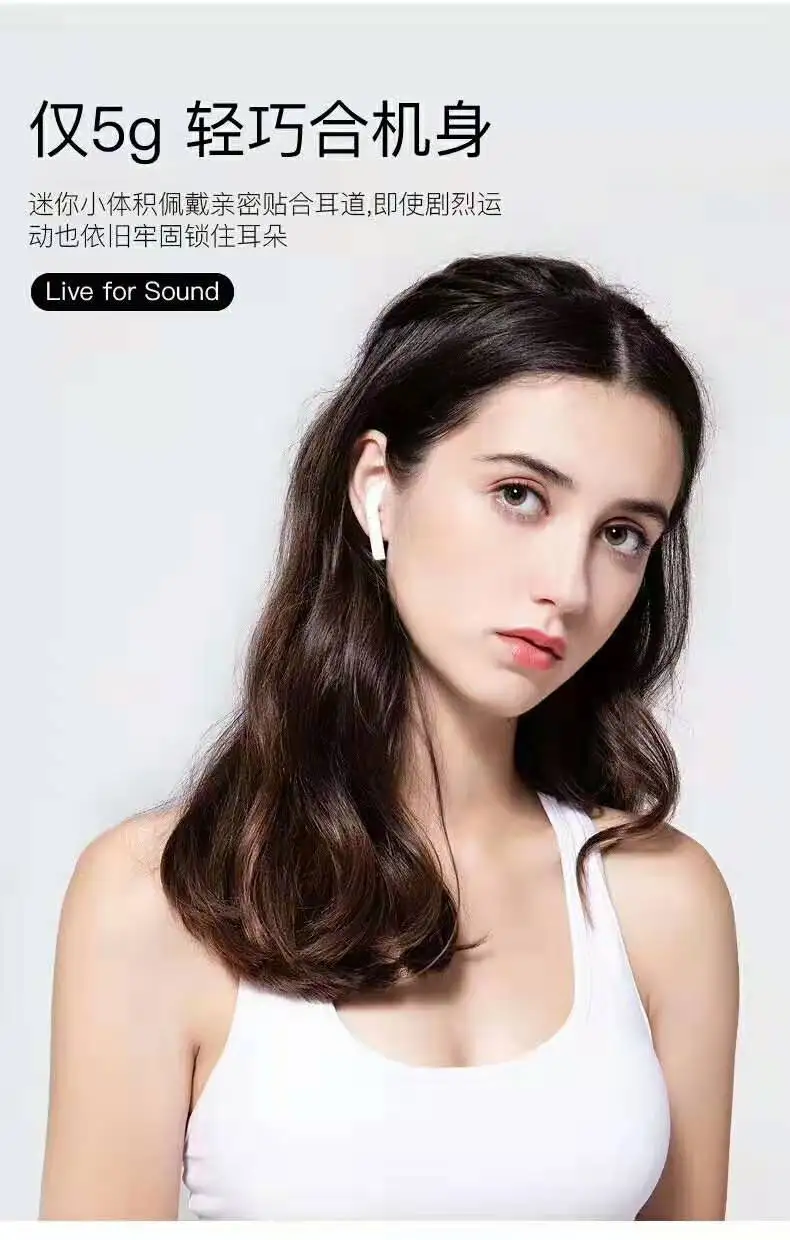 V9 V5.0 Touch with Popup Window True Headphones Wireless Stereo Earbuds Wireless Earphone wireless charging V9 earphone - ANKUX.COM
