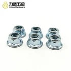 Flange Hex Nut China Factory DIN 980 Stainless Steel Polished M10 Flange Self Lock Hex Nut