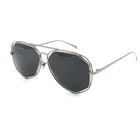 2020 Sport Polarized Color Metal Double Briges Female Sun Glasses