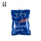 custom printed liquid milk spout pouch bag
