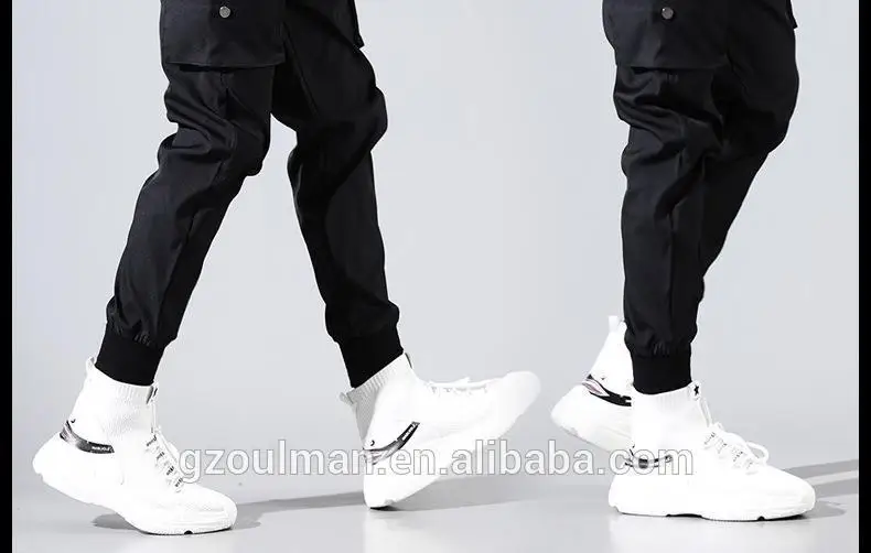 2020 Autumn Cargo Pants Multiple Pockets Trousers Men Hip Hop Harem Pants Sports Trouser Casual Jogger Sweatpants