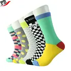 Factory crazy running natural fiber custom mens dress socks