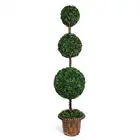 Garden decoration 150 cm outdoor cheap artificial topiary ball tree for sale