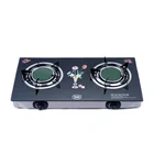 2019 new model A popular product for home kitchen 2 burner glass top gas stove gas stove