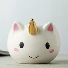 Copper Hand-painted Creative Unicorn Ceramic Mug Milk Coffee Cup Gift For Girls