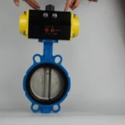 CI/DI/CS/SS body PTFE seat kitz valve Large Diameter Resilient seated Eccentric wafer Butterfly Valve