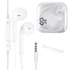 mini handsfree wired in ear 3.5mm connectors mobile sport earphone & headphone