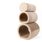 High quality cardboard pet toys scratcher board combination corrugated toy cardboard cat scratch board