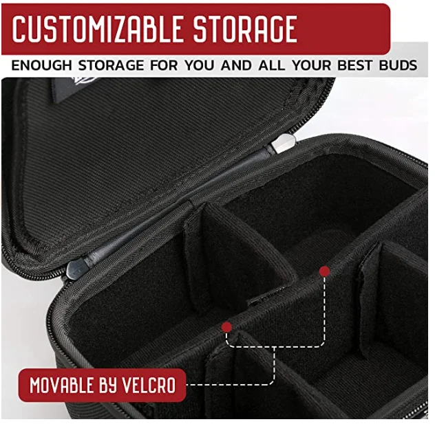 Custom Smell Proof Case Premium Travel Container Stash EVA Hard Smell Proof Bag manufacture