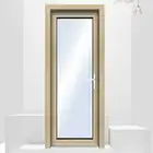 Low MOQ D75 cheap house aluminium toilet door for bathroom