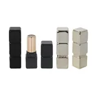 shiny lipstick tube case plastic spray metallized lipstick container