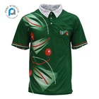 PURE Wholesale Custom Logo Billiard Breathable Sublimation Print Quick Dry Sport Polo Shirts T shirts For Men Women