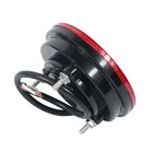 E-MARK ADR Approval UV PC 4inch 15pcs Stop Tail 24V 12V Round LED Truck Tail Light