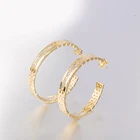 Hoop Jewelry Hoop Earrings New Fashion Luxury Zircon Hoop Jewelry Earrings Sets