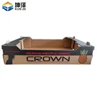 Eco Friendly Custom Logo Size Corrugated Cardboard Fruit Packaging Boxes