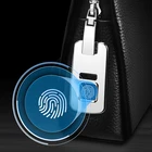 BUBM custom Unique Anti Theft Business Man Fingerprintocks zipper leather bags Clutch Purse handbags
