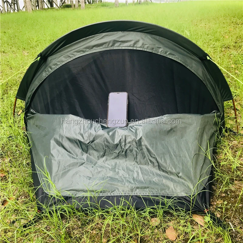 High-end Ultralight 1 person sleeping bag tent, CZX-344 Military Green tent,Sleeping Tent,Backpacking Swag Tent